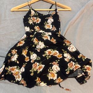 Forever 21 Black Floral Dress